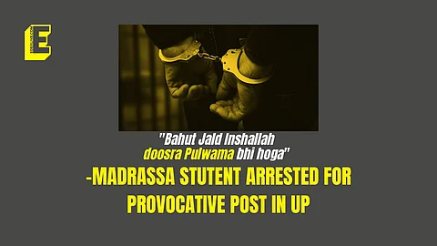 UP: Madrasa student detained for threatening post on X, released