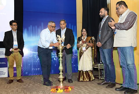 Professor Madan Pillutla, Dean, ISB inaugurating Data Science Summit 2023 | (Pic: ISB)