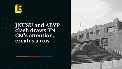 JNUSU and ABVP clash draws TN CM's attention, creates a row | (Pic: EdexLive)