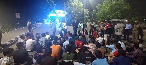 Glimpse from the protest | (Pic: Sourced)