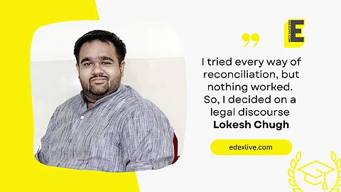 Lokesh Chugh, PhD scholar at DU | (Pic: Lokesh Chugh)