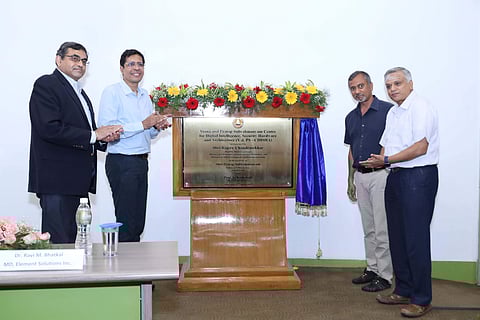 Veena and Pratap Subrahmanyam Centre for Digital_Intelligence, Security Hardware Architecture being inaugurated | (Pic: IIT Madras)