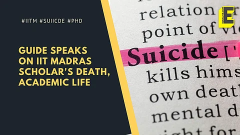 Guide speaks on IIT Madras scholar's death, academic life | (Pic: EdexLive)