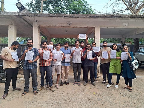 Researchers' protest at IISER Berhampur | (Credit: Source)