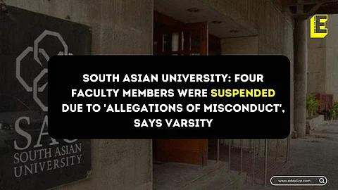 SAU faculty suspensions due to "allegations of misconduct": Varsity officials