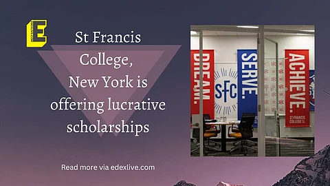 St Francis College, New York, is offering scholarships worth USD 8400