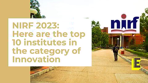 Here's the list of the Innovation category | (Pic: EdexLive)