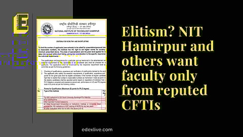 This is what the NIT Hamirpur notice said | (Pic: EdexLive)