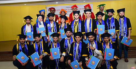 Students all smiles at the graduating ceremony | (Pic: EdexLive)