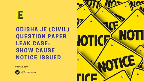 Odisha JE (Civil) question paper leak case | (Pic: EdexLive)