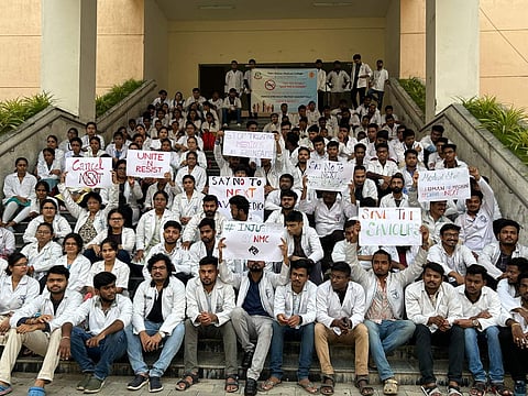 Protest visuals from Balasore, Odisha  |  (Picture: Source)