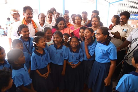 Glimpse from No Bag Day | (Pic: Official Twitter handle of Dr Tamilisai Soundarajan)