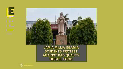 Protests at Jamia Millia Islamia | (Pic: EdexLive)