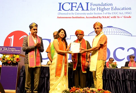 Glimpse from the convocation | (Pic: ICFAI)