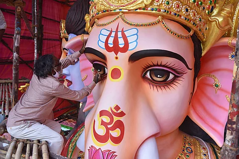 Bengaluru students' 21-foot tall eco-friendly Ganesha statue sets world record