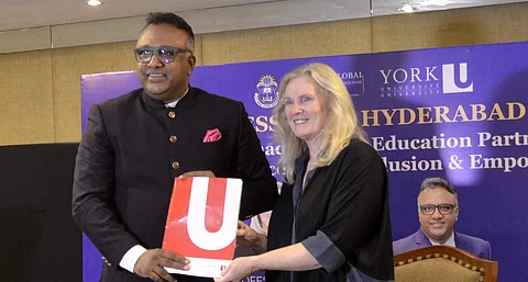 File photo of the two educationists | (Pic: OP Jindal Global University)