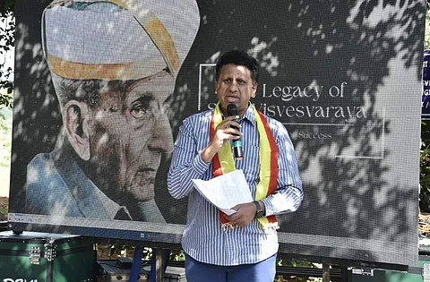 File photo of Higher Education Minister MC Sudhakar | (Pic: Official X handle of MC Sudhakar)