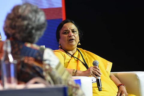 File photo of Santishree Pandit | (Pic: Express)