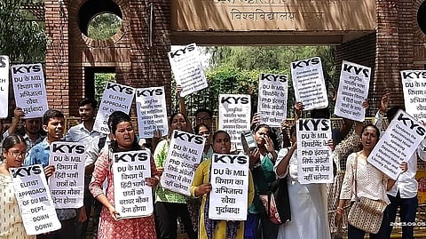 Visuals from the protest | Picture: source
