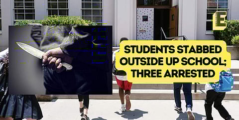 Students stabbed outside UP school | (Pic: EdexLive)