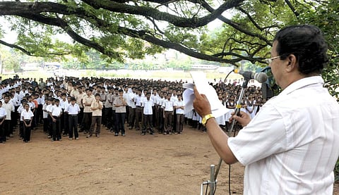 File photo of morning assembly | (Pic: Express)