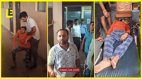 Screengrabs from the viral video | (Pic: NSUI)