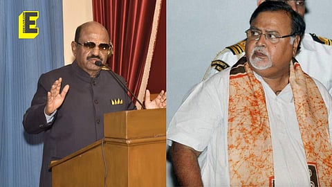 CV Ananda Bose and Bratya Basu | (Pic: Official X handle of Governor, Express)
