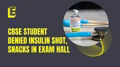 Bengaluru: CBSE forbids diabetic student to carry Insulin pump, snacks in exam hall