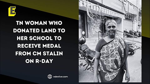 TN woman who donated land to her school to receive medal from CM Stalin on R-Day