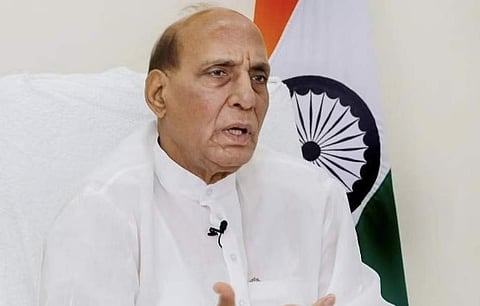 File photo of Defence Minister Rajnath Singh | (Pic: PTI)