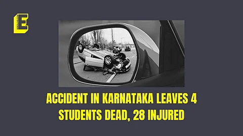 Karnataka: School bus rams tractor; 4 students die