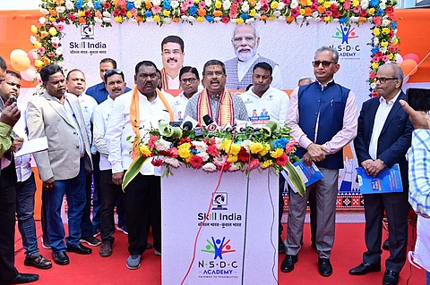 During the launch | (Pic: MSDE)