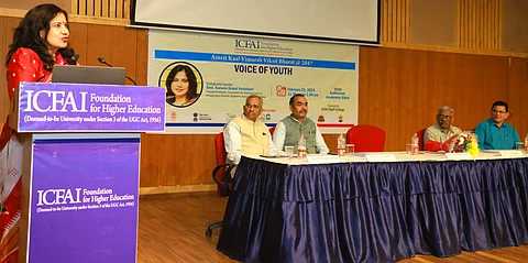 At the event | (Pic: ICFAI)