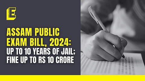 Up to 10 years of imprisonment for use of unfair means in recruitment exams as per new bill passed by Assam