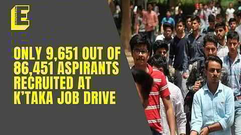 Karnataka: 9,651 recruited on the spot at gov't job mela, over 15K likely to be recruited further 