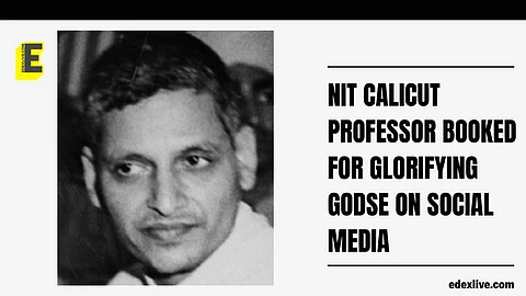 Nathuram Godse (Pic: Wikimedia Commons + TNIE)