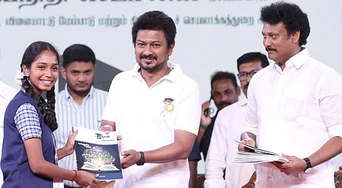 During the launch of College Dream 2024 | (Pic: Official X account of Udhayanidhi Stalin)