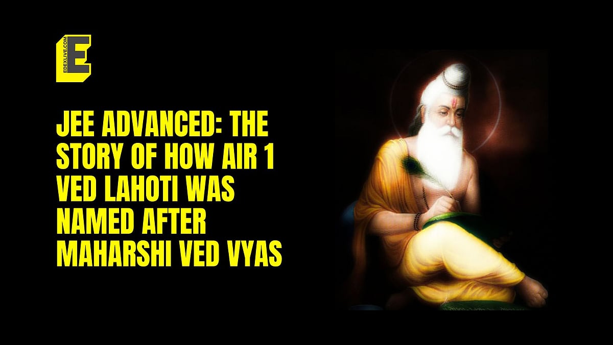 Ved Lahoti: The Story of AIR 1 Named After Maharshi Ved Vyas | JEE ...