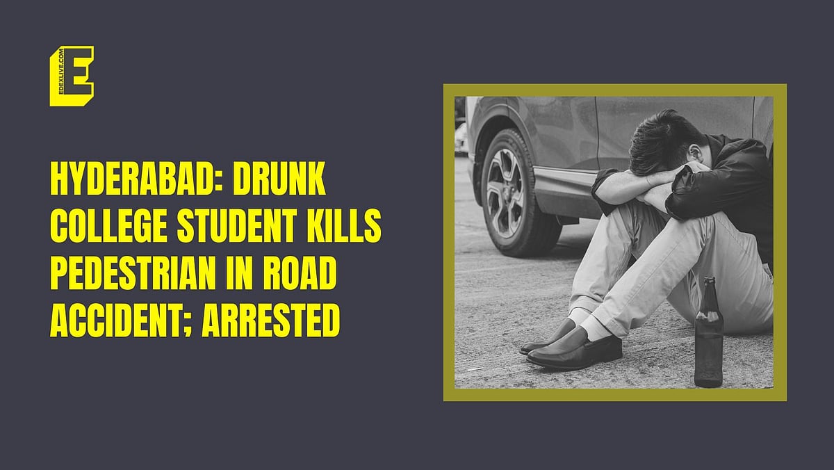 Hyderabad: Drunk college student driving car kills pedestrian in road ...