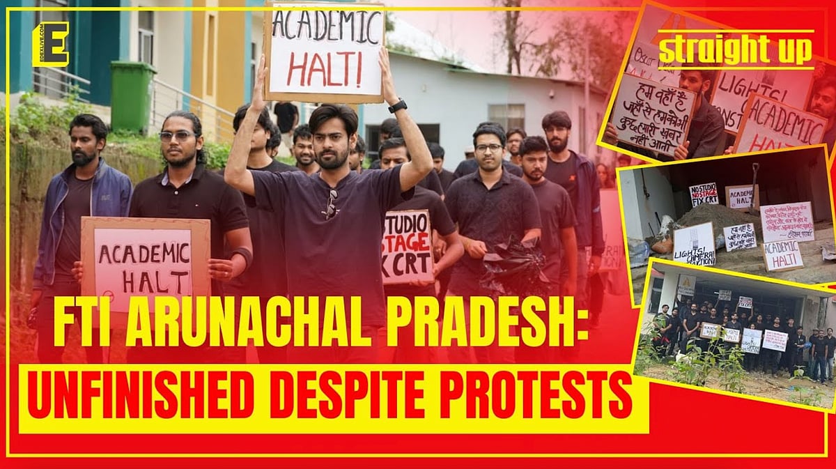 FTI Arunachal Pradesh students protest for basic amenities and infra
