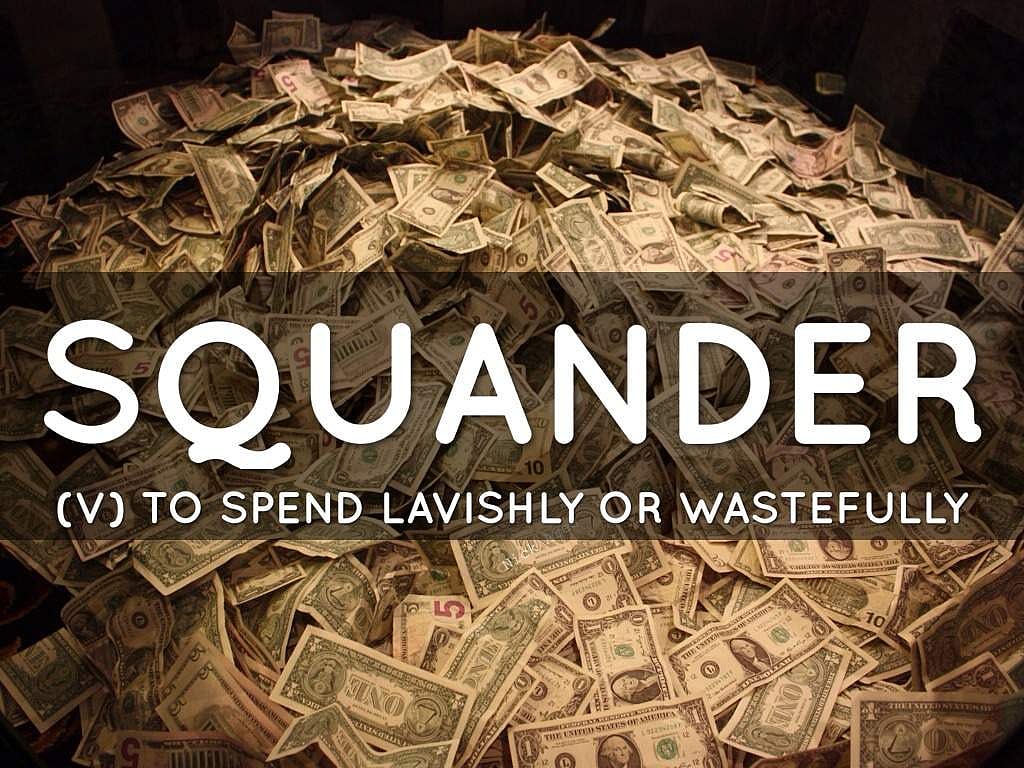 Understanding the use of squander, hype and chutzpah
