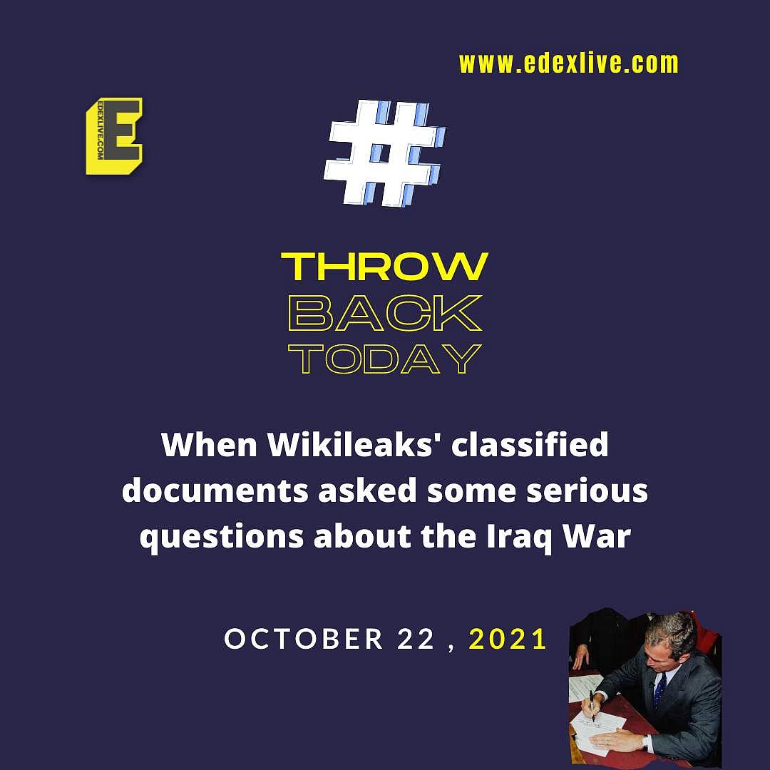What happened on October 22: Wikileaks released 