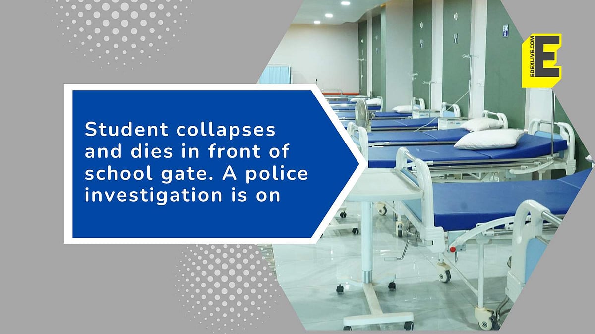Student collapses at school gate, dies in UP; family alleges negligence ...